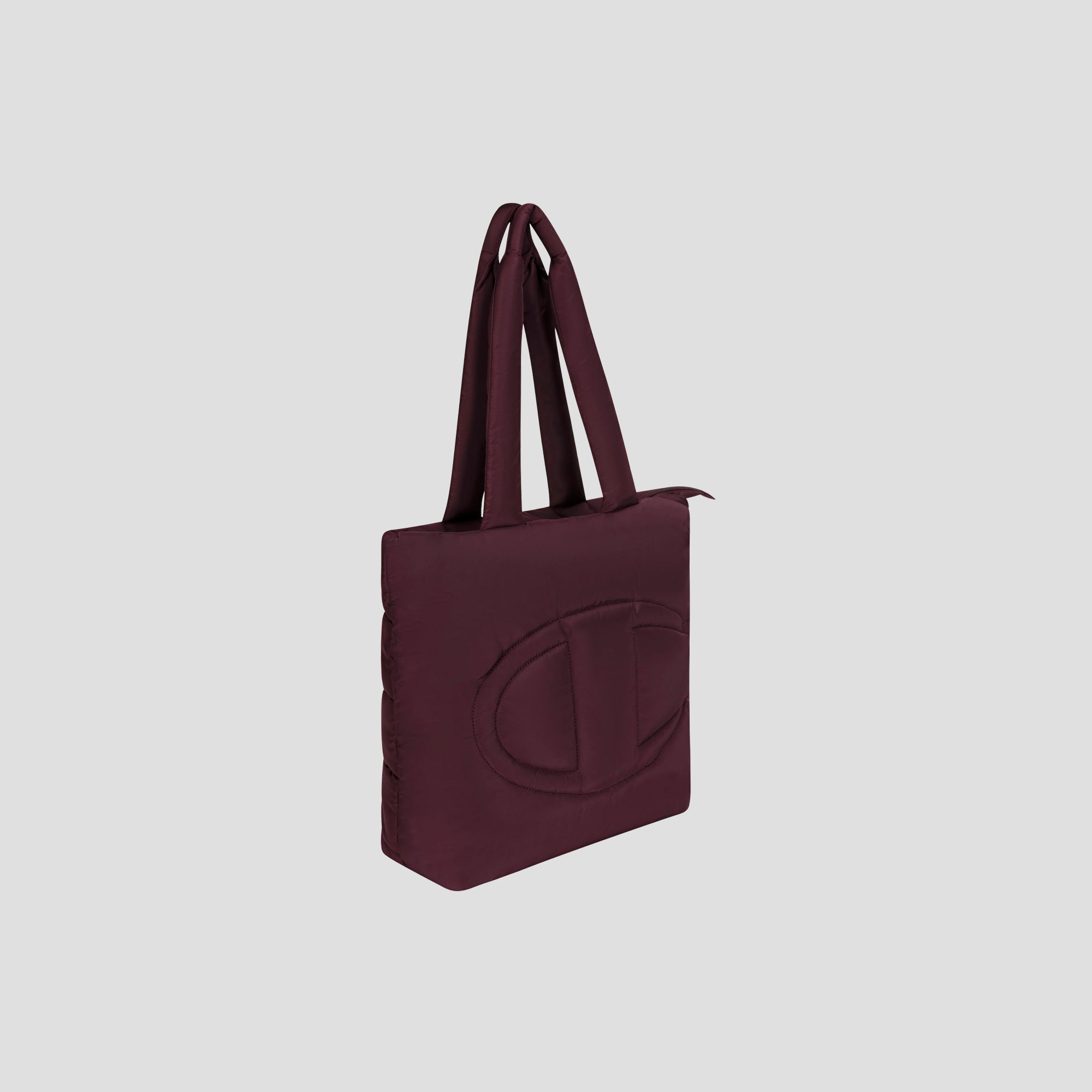 Champion Billie Sac tote matelasse rouge Medium Ruby