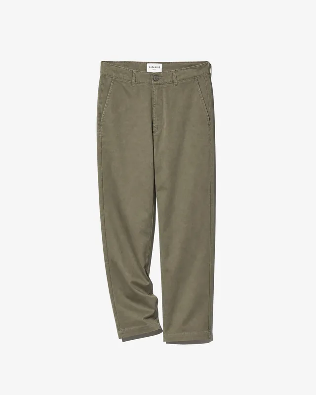 LAFAURIE VICTOR Army pantalon chino coton coupe droite