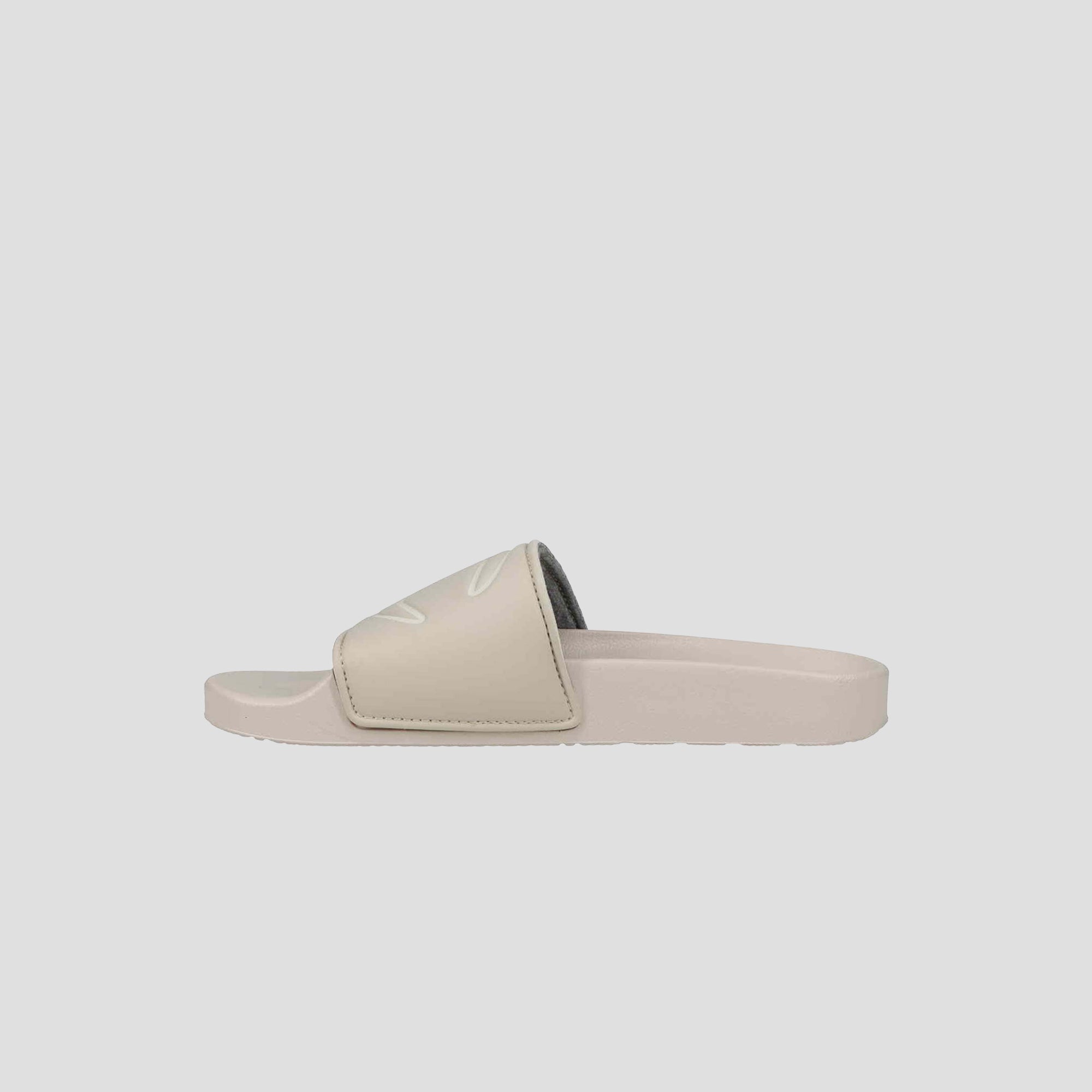 Champion IPO Slide Claquette Femme Beige/Chalk Logo C