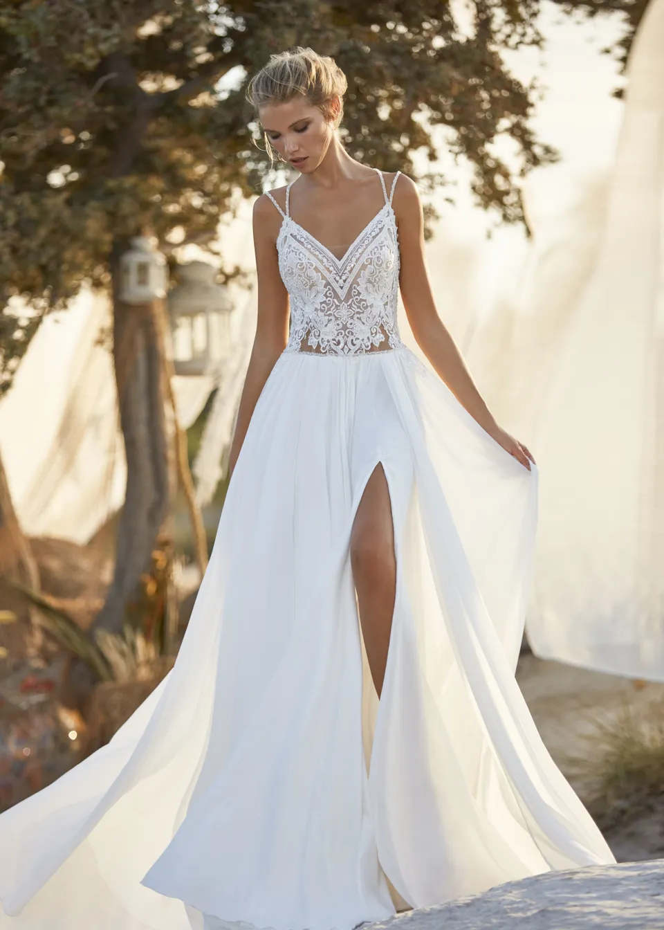 Hervé Paris Boho Destination Varzy robe de mariée bohème
