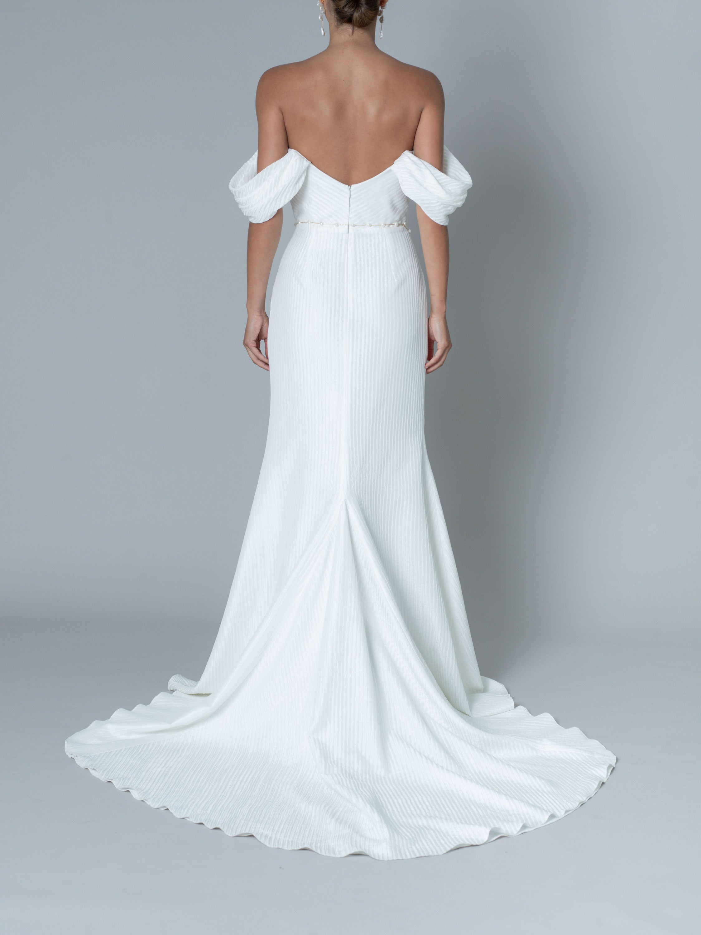 Rime Arodaky Bridal Bruni robe de mariée bustier froissé