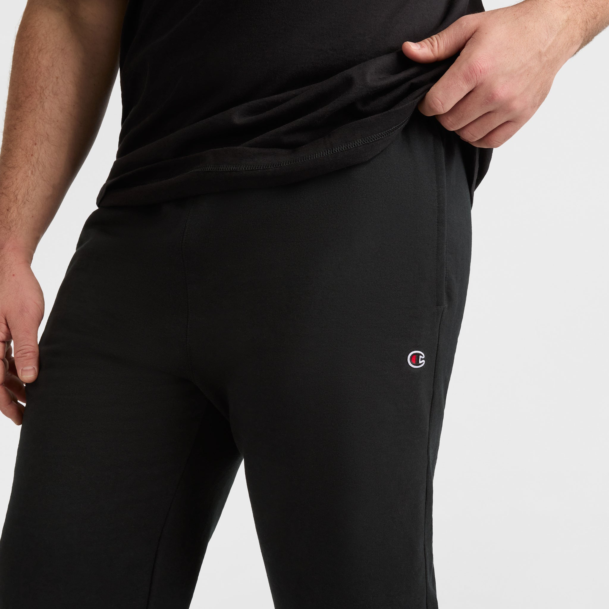 Champion Powerblend C Logo Jogging Noir grandes tailles