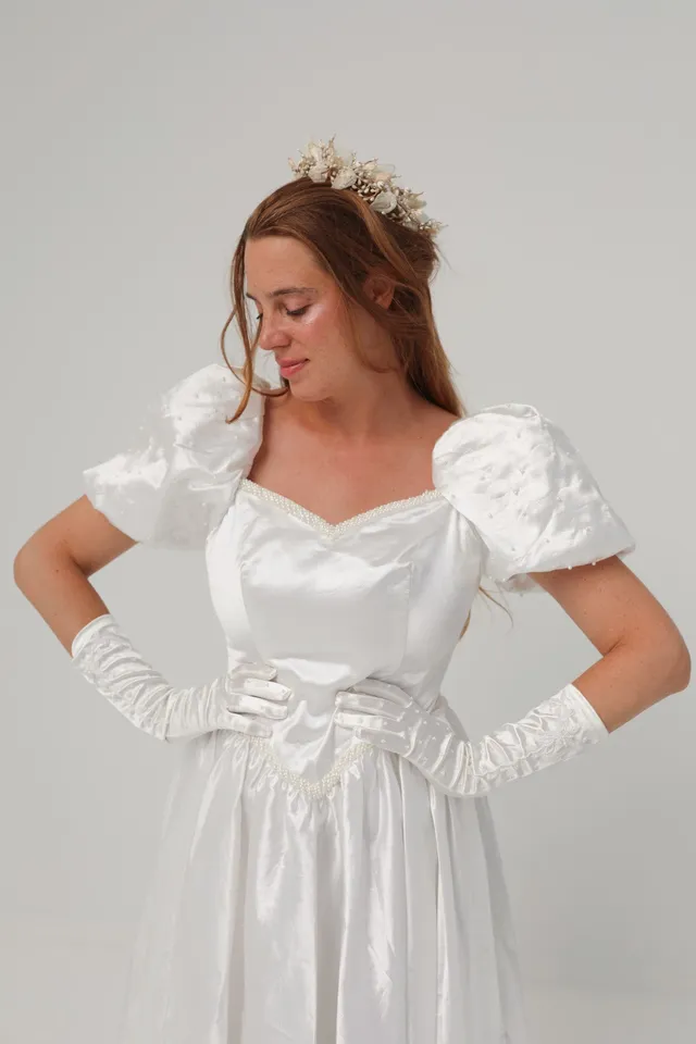 Solène Gisèle Blanche robe de mariée taille 38 perlée