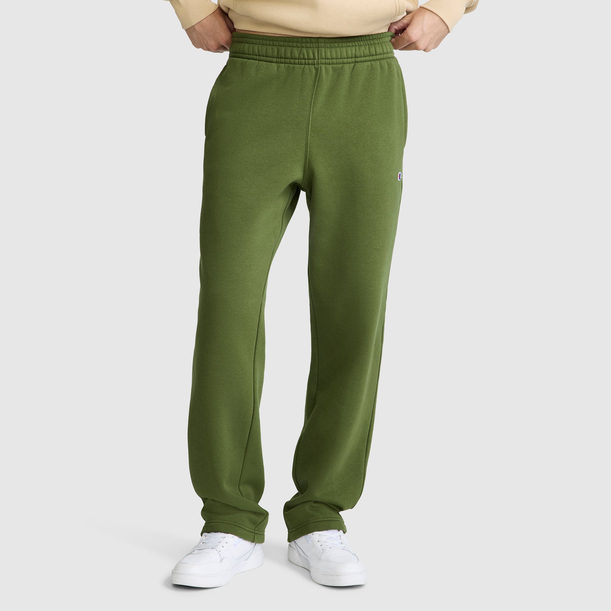 Champion Powerblend Open Hem jogging Chive coupe droite