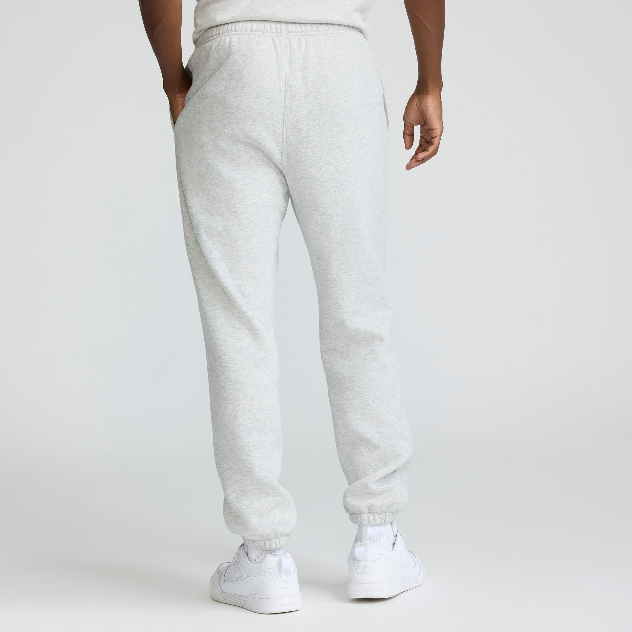 Champion Powerblend Pantalon Jogging Platinum Silver Heather
