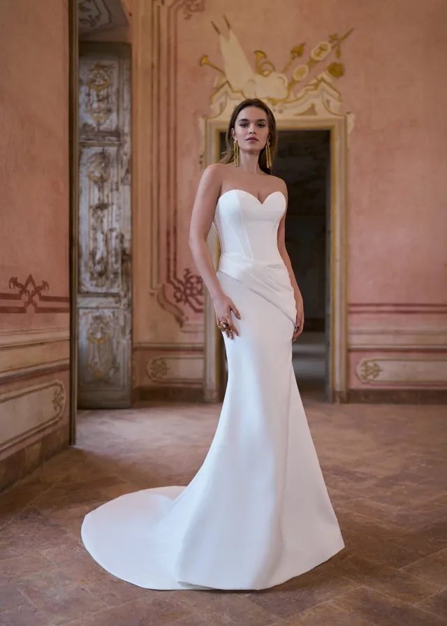 Hervé Paris Novel Collection Nathalie robe de mariée longue