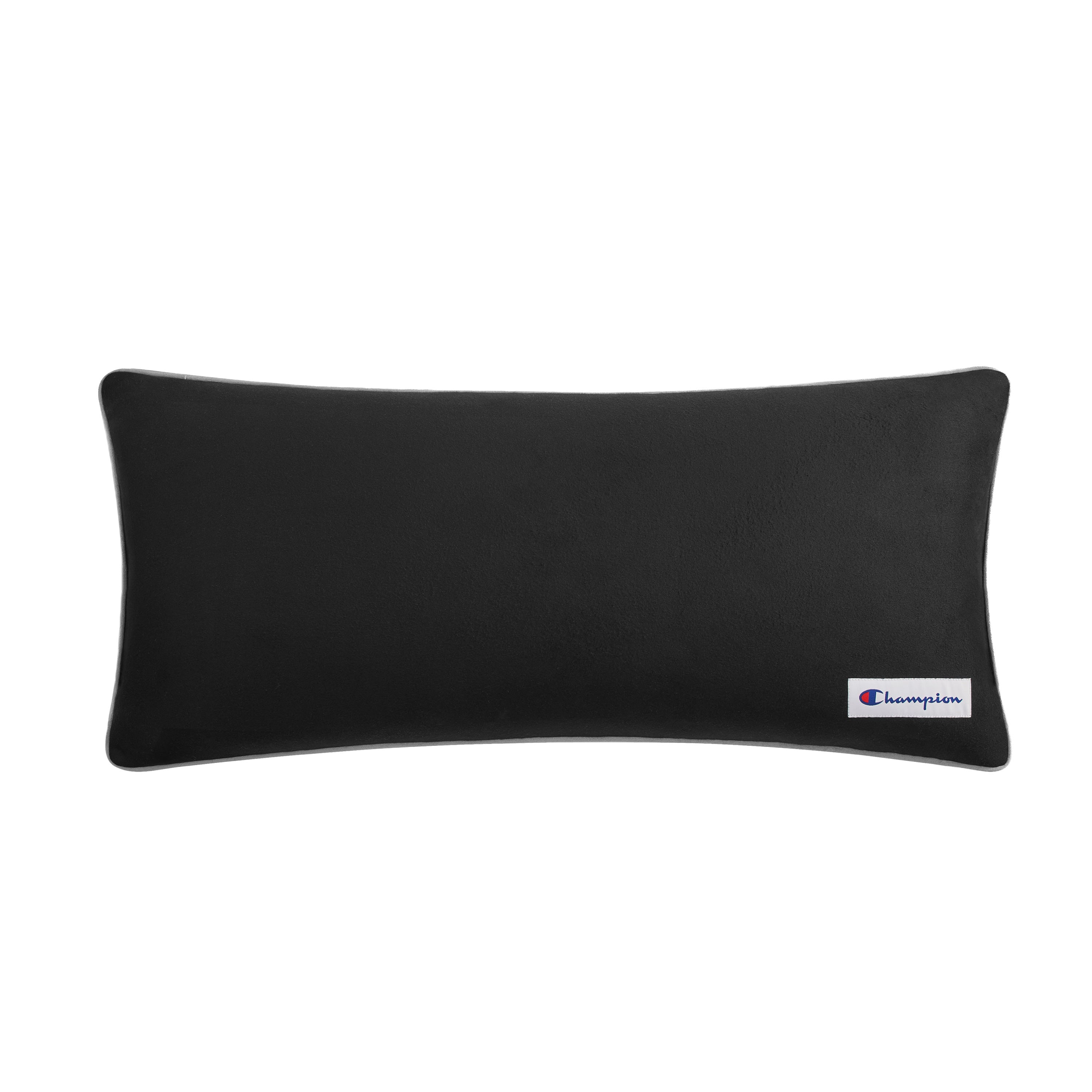 Champion Faux Wool traversin corps noir 16 x 36