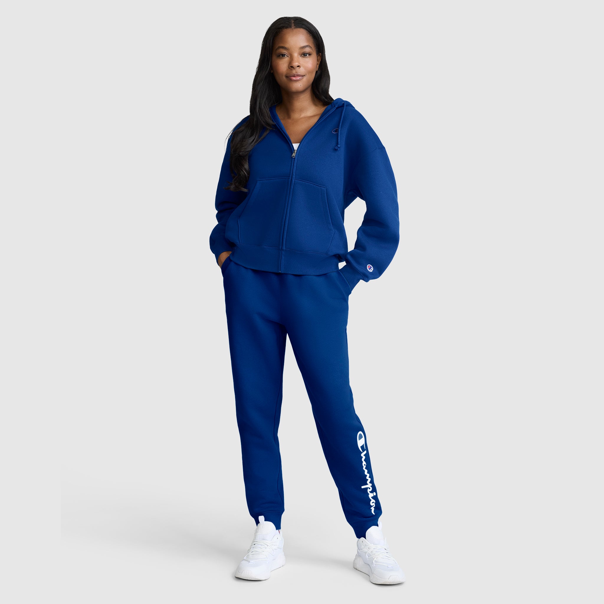 Champion Powerblend Joggers Classic Script jogging Blue Depths