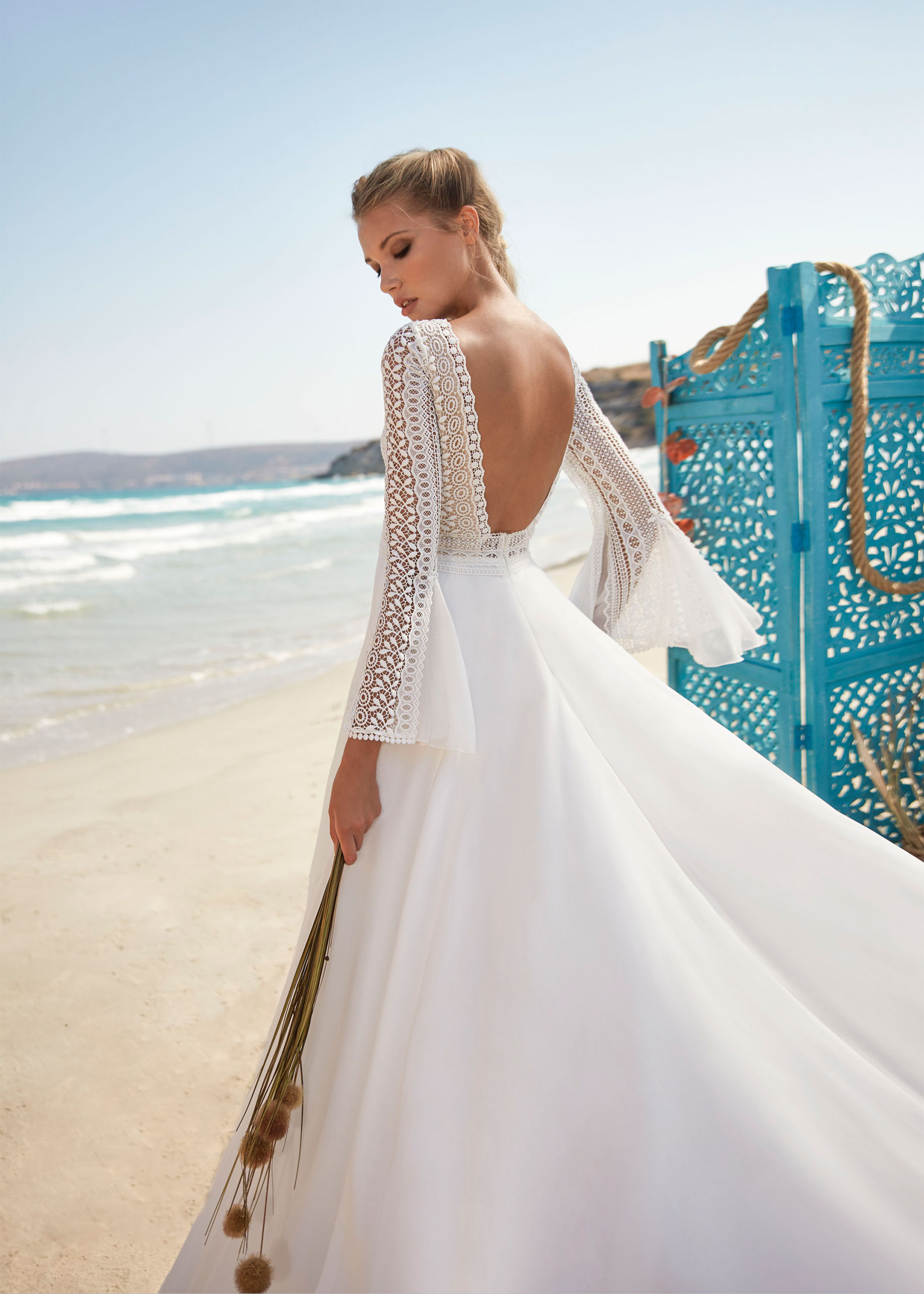 Hervé Paris Boho Destination Valreas robe de mariée blanche