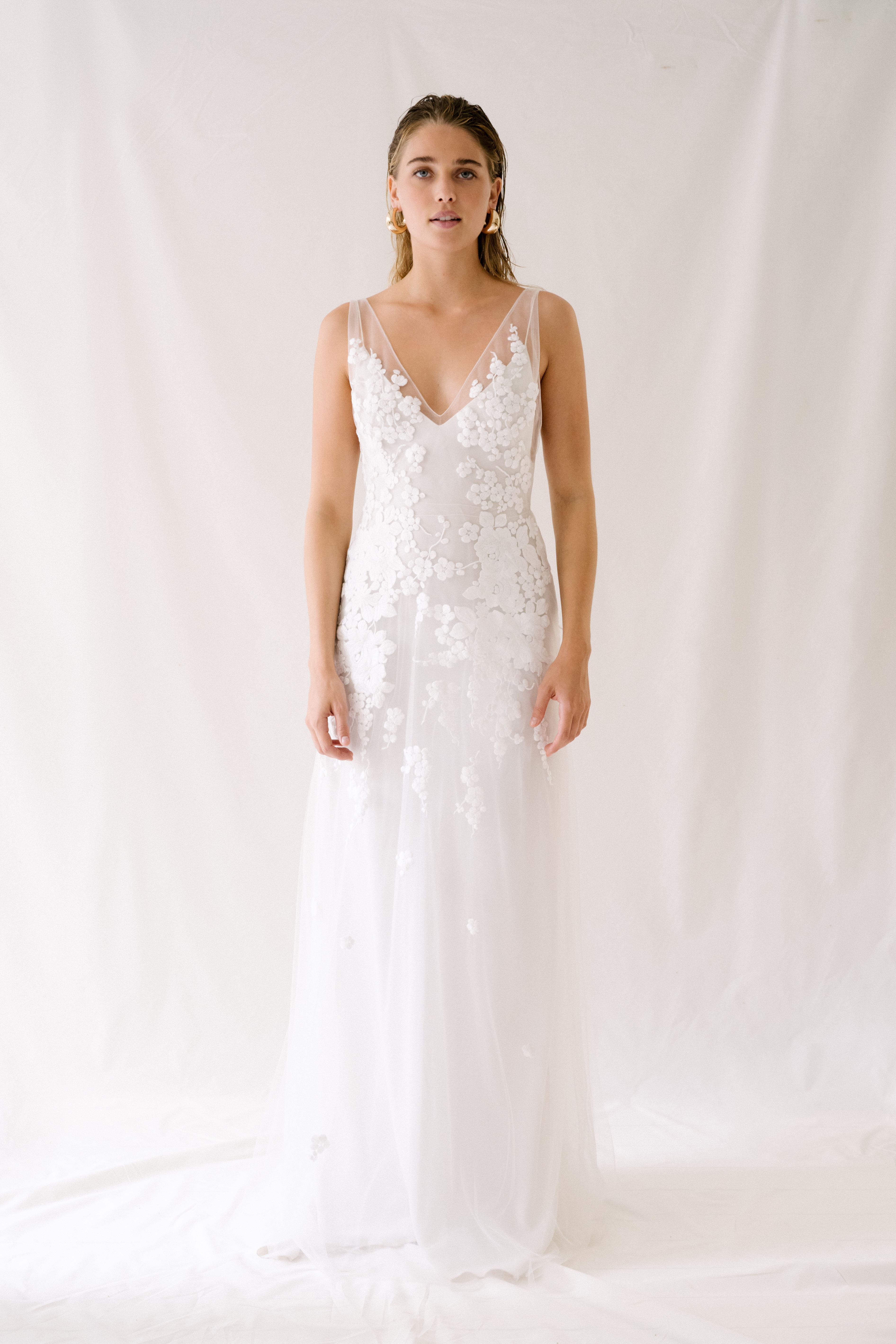 Maison Floret Sur-mesure Aksel robe tulle broderie italienne
