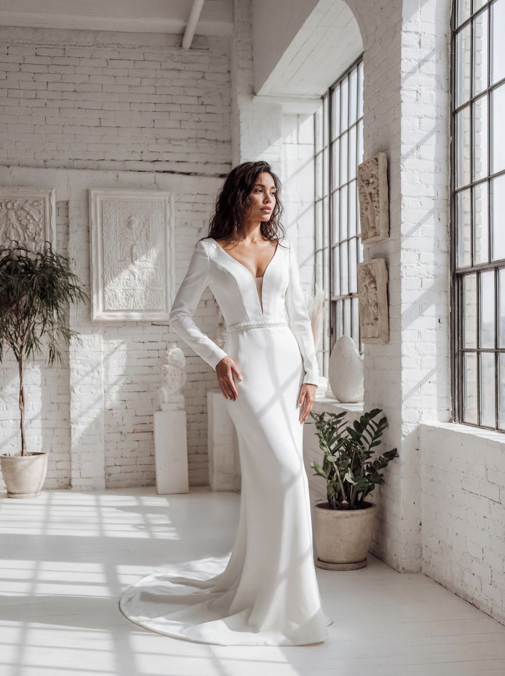 Hervé Paris Promise Pyper robe de mariée satin