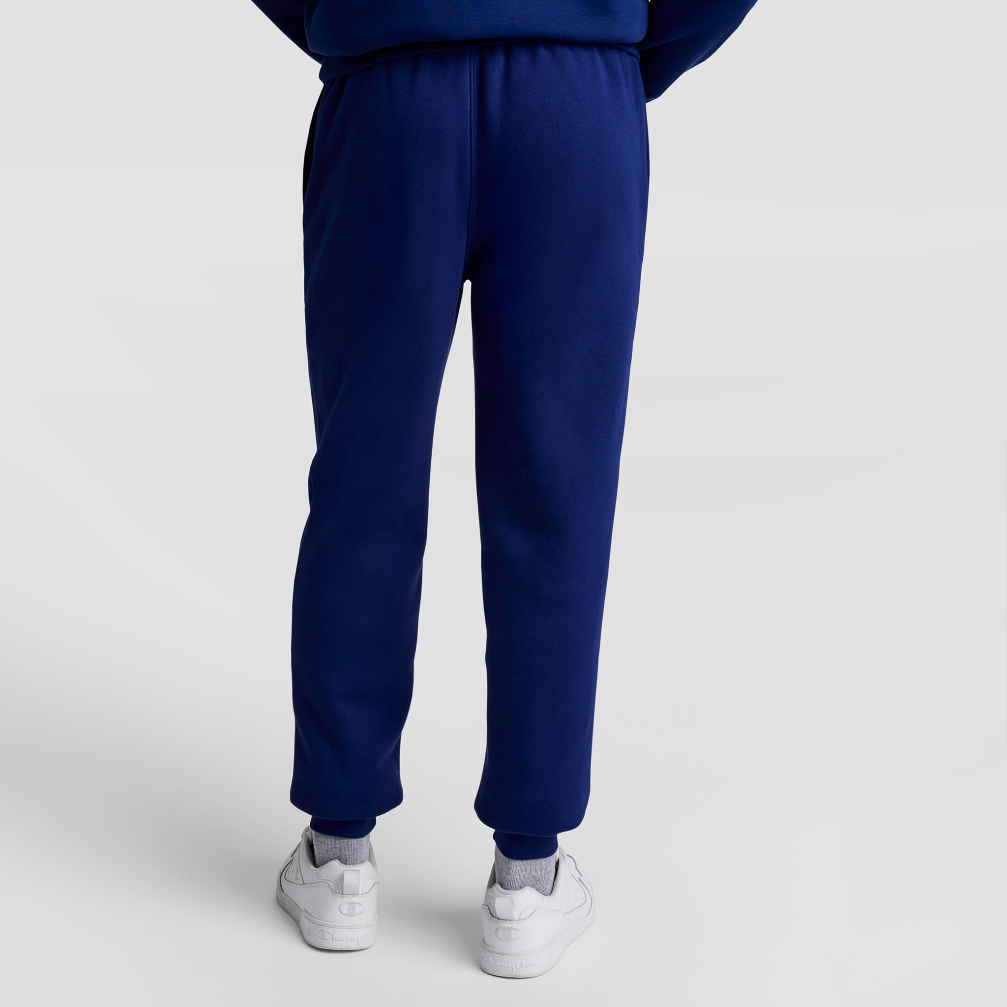 Champion Powerblend Script Logo jogging homme bleu coton
