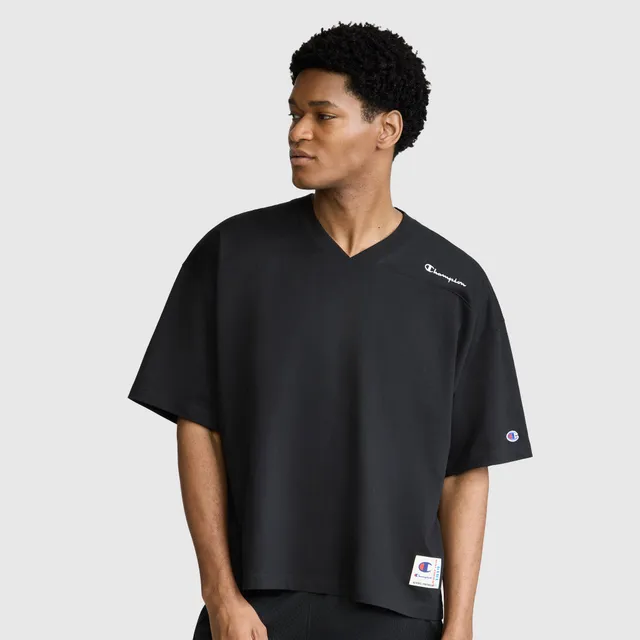 Champion Boxy T-Shirt coton manches courtes Noir