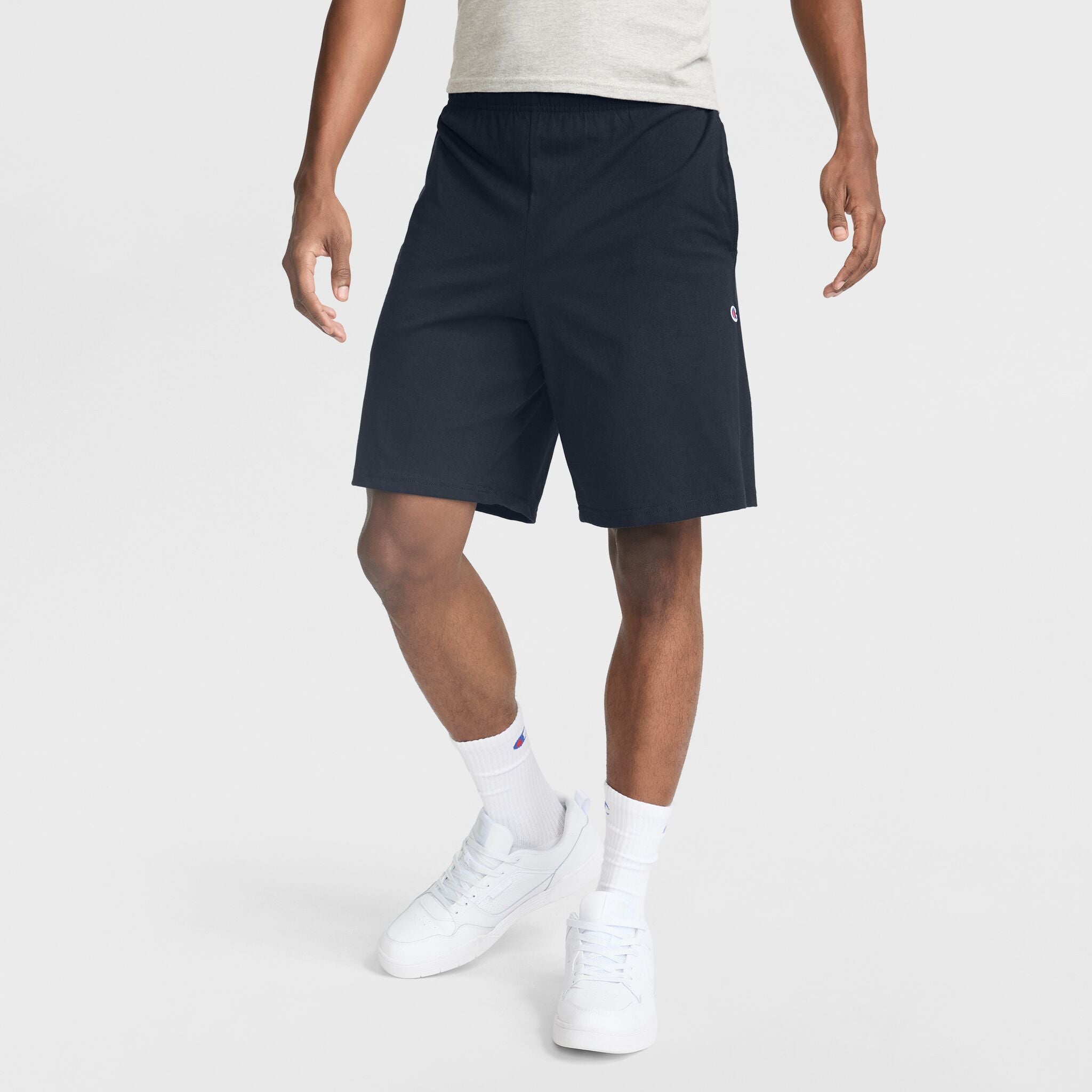Champion 9" Short de détente Navy coton léger