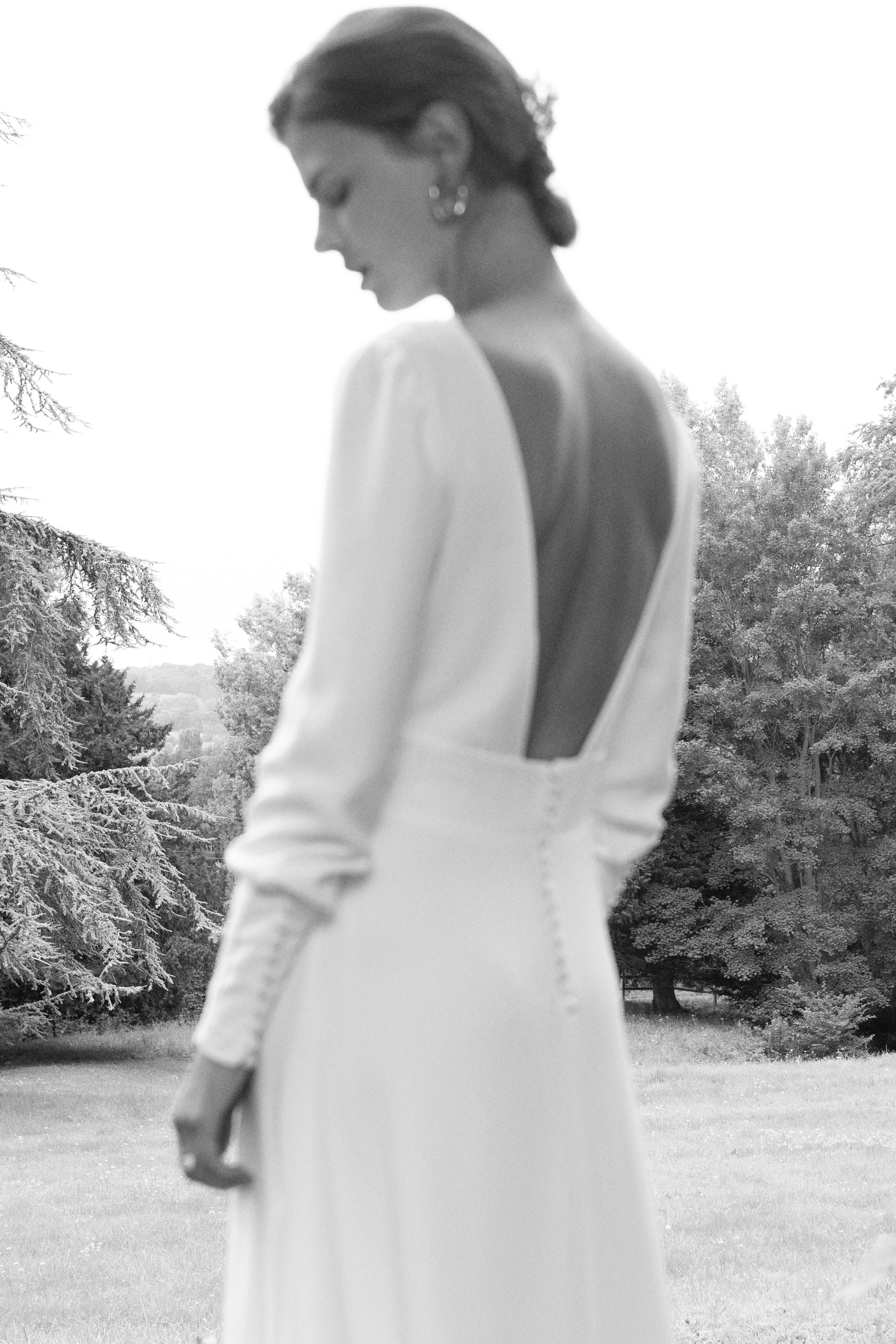 Maison Floret Sur-mesure Gabin robe de mariée manches bouffantes