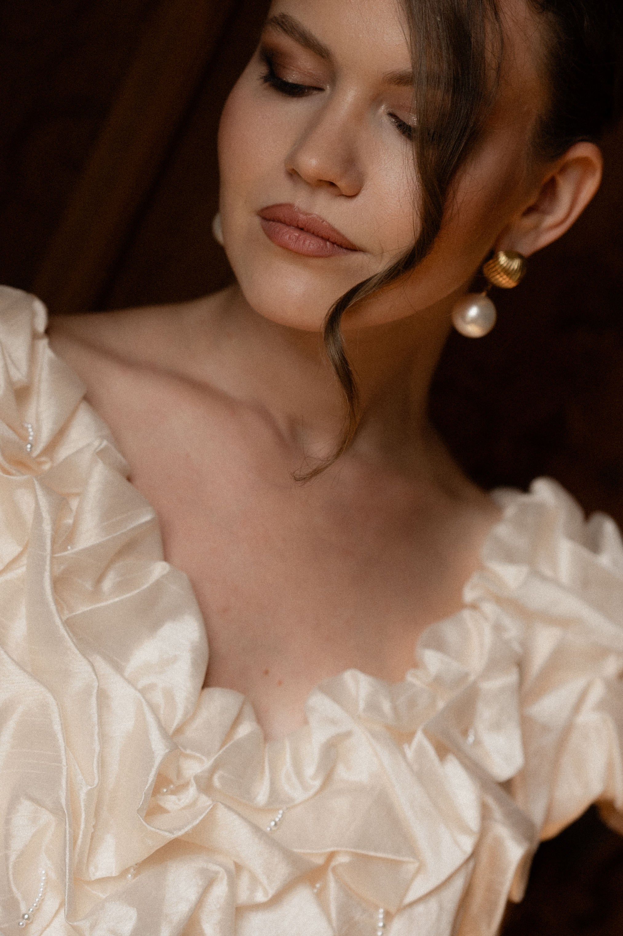 Solène Gisèle La mariée Robe Éléna robe bal rose Pronovias