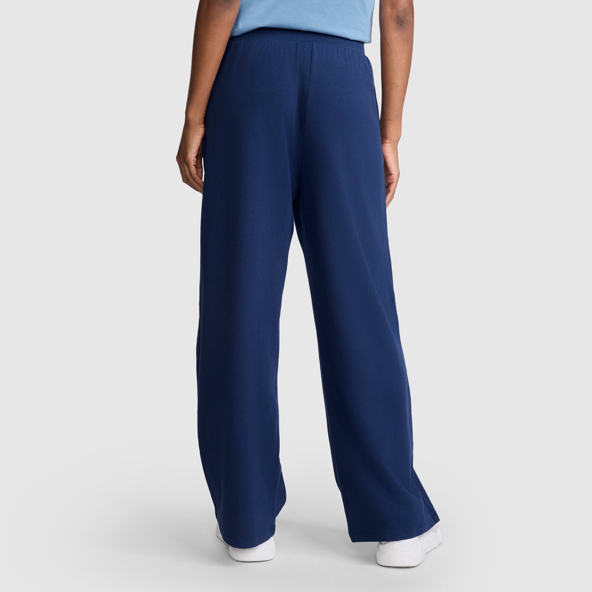 Champion Open Bottom Pant pantalon femme Blue Depths nylon