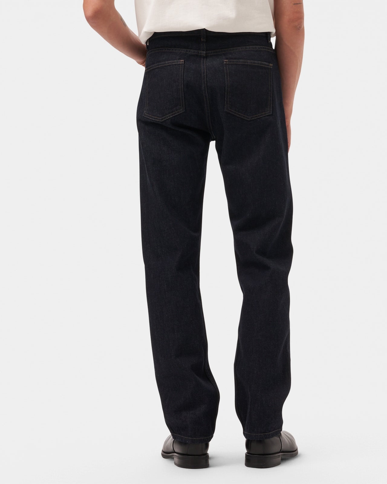LAFAURIE BRADY jean droit denim rincé 100% coton