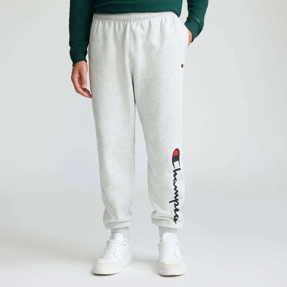 Champion Powerblend Joggers Script Logo jogging gris argent