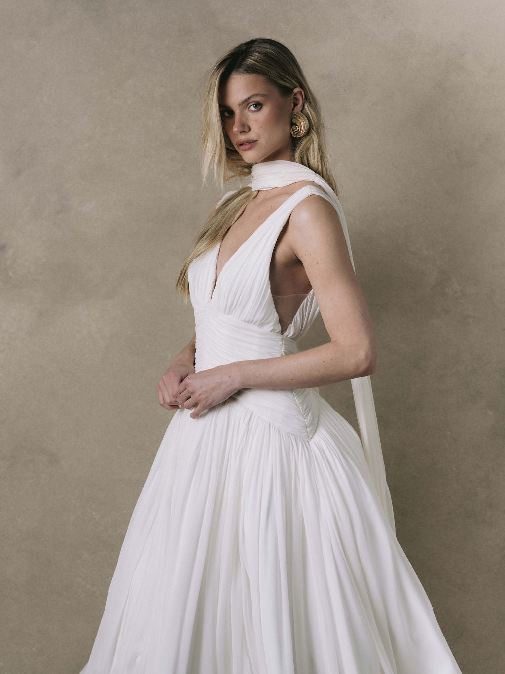 Rime Arodaky Bridal Daphné robe de mariée soie V