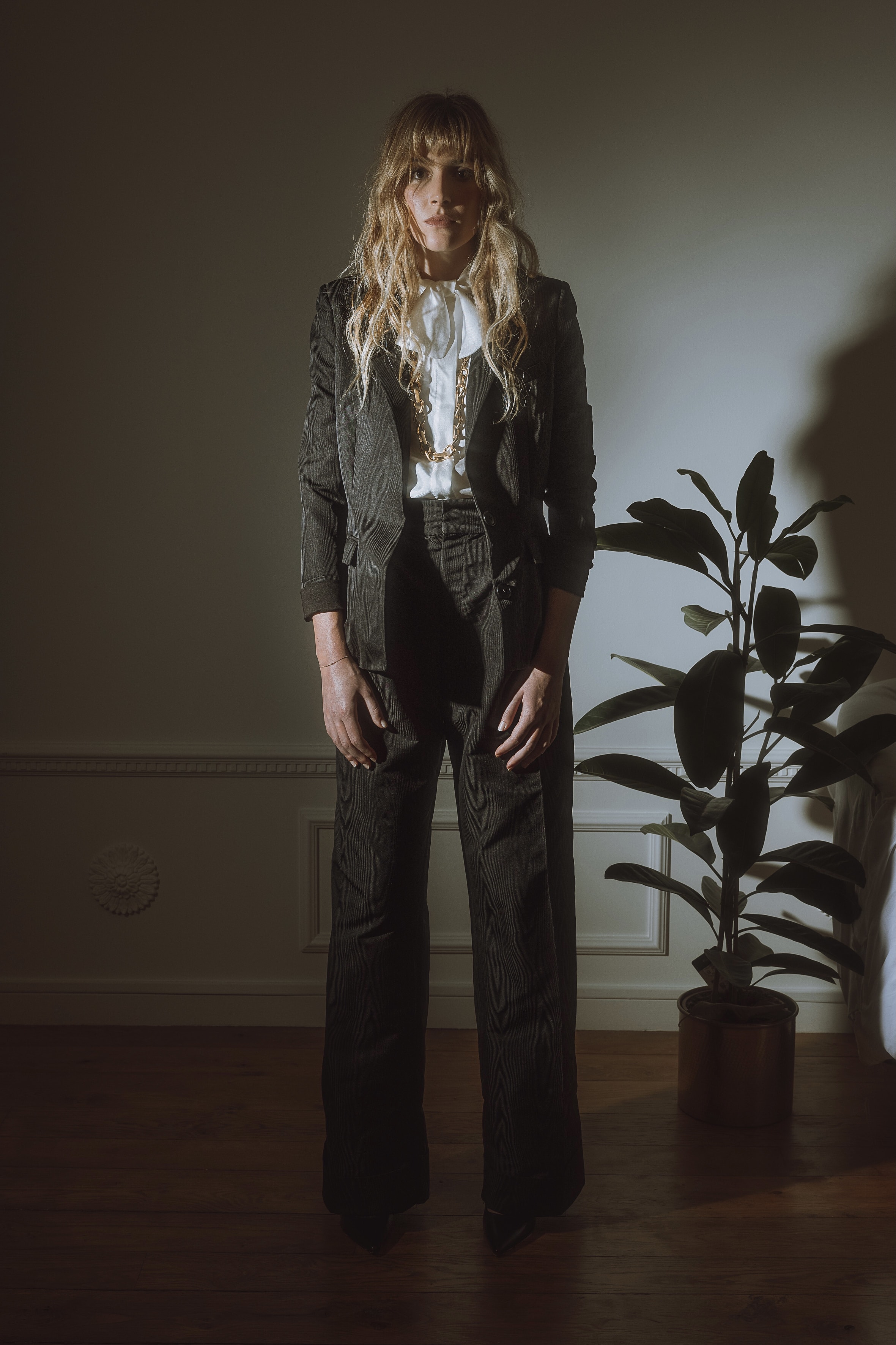 Maison Floret Accessoires Patti veste taffetas noir