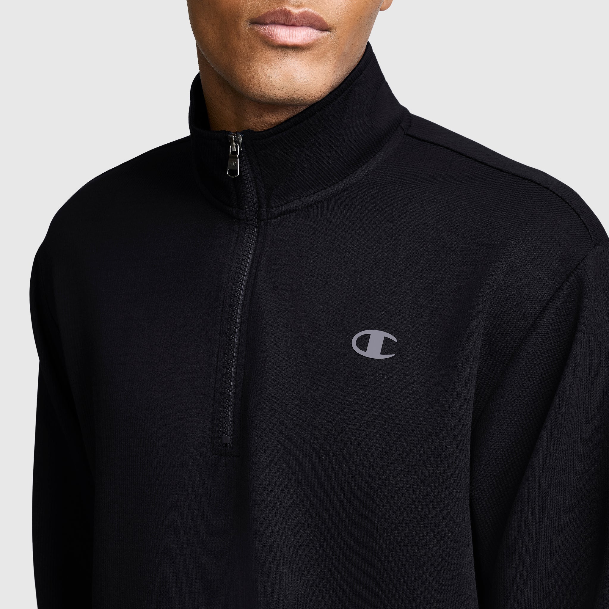 Champion Sport 1/4 Zip haut sport noir Black taille S-2XL