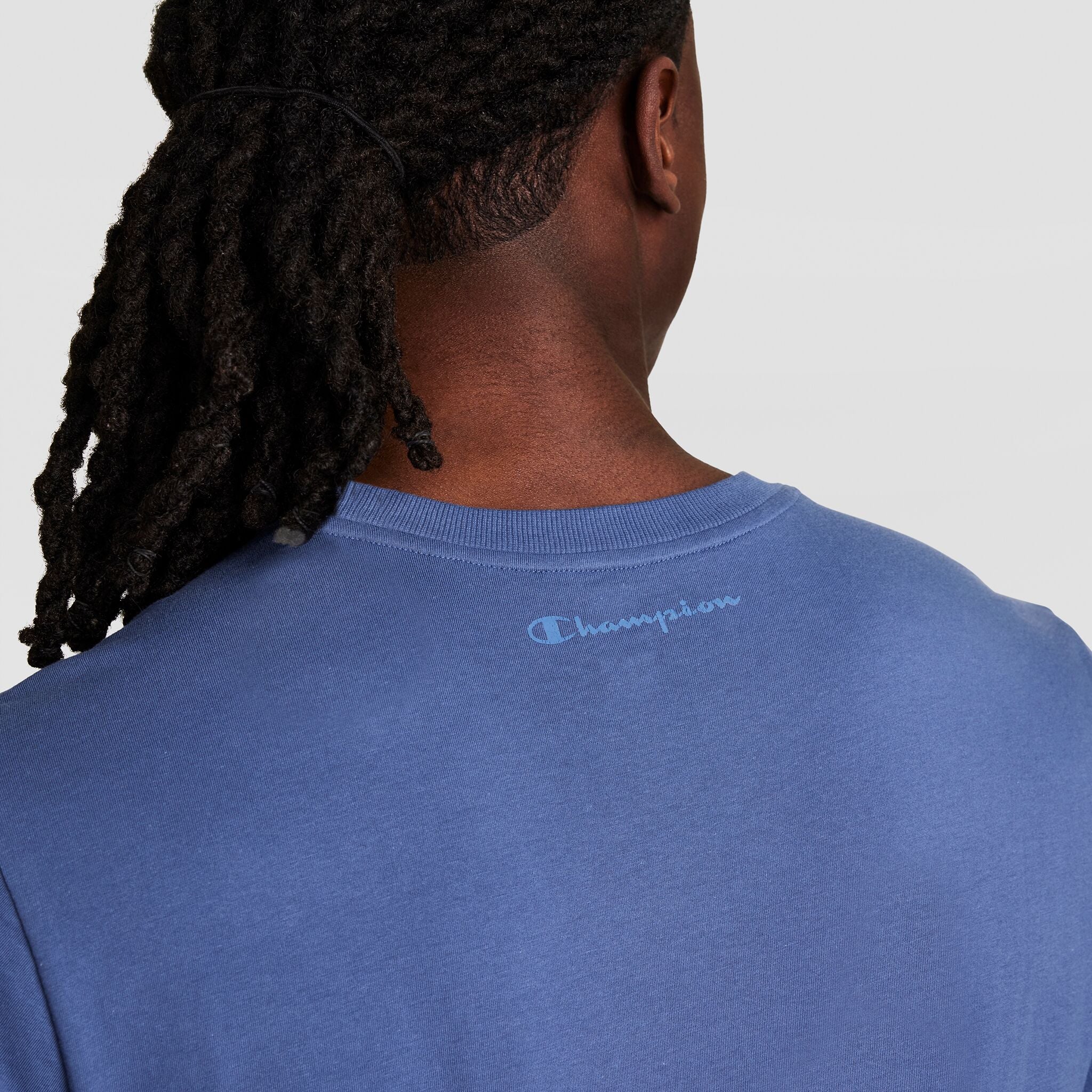 Champion Classic C Logo t-shirt homme Coastal Fjord coton