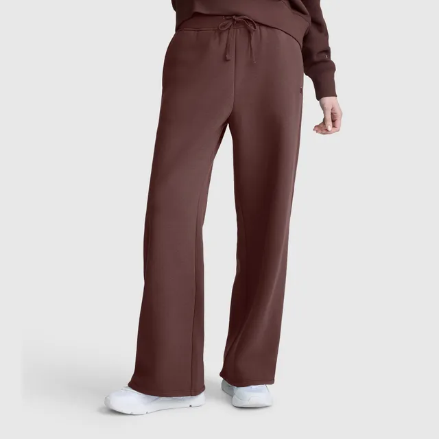 Champion Wide Leg Fleece jogging large marron Bitter Chocolate