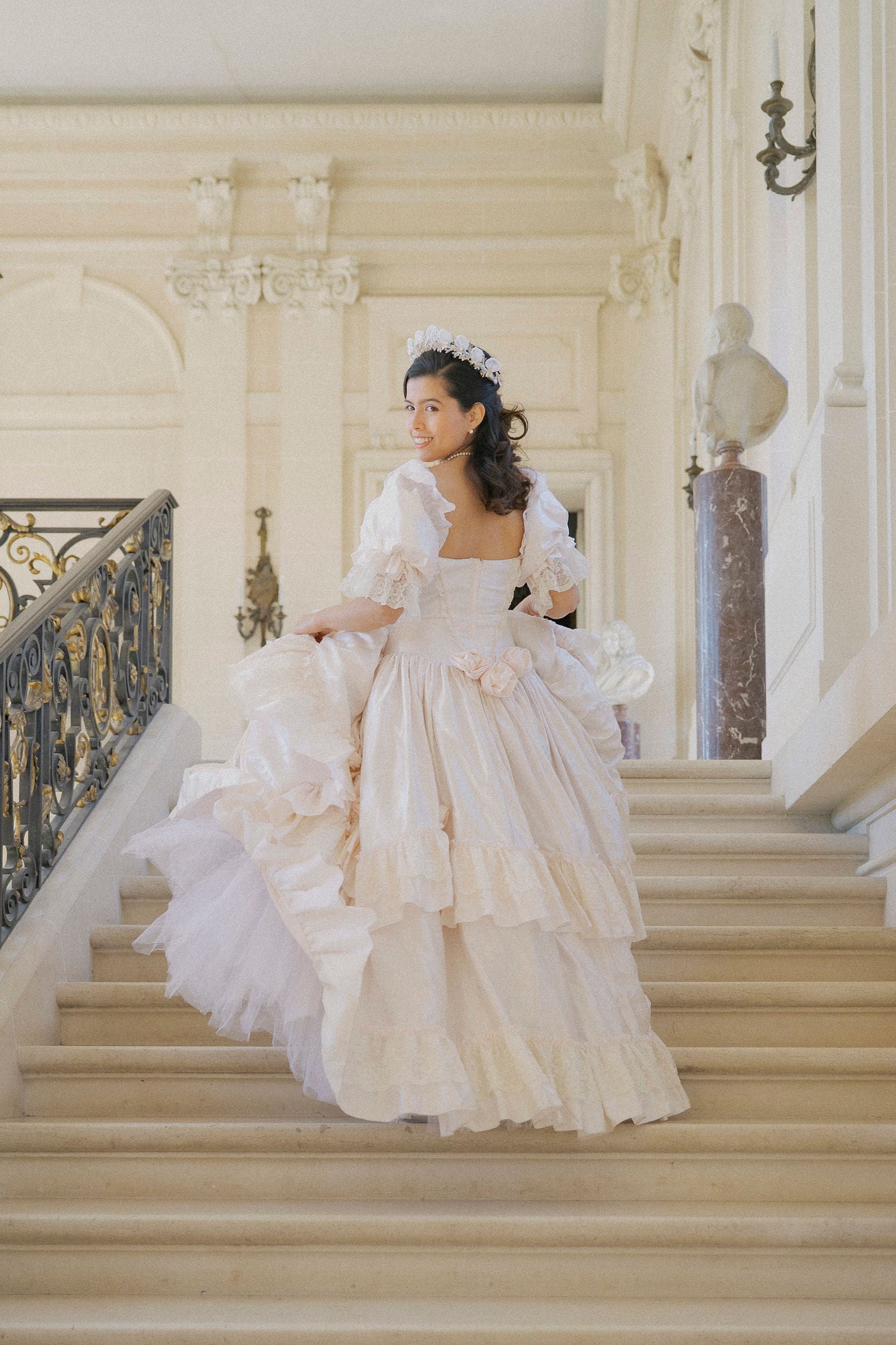 Solène Gisèle La mariée Robe Diana robe mariée ivoire 38