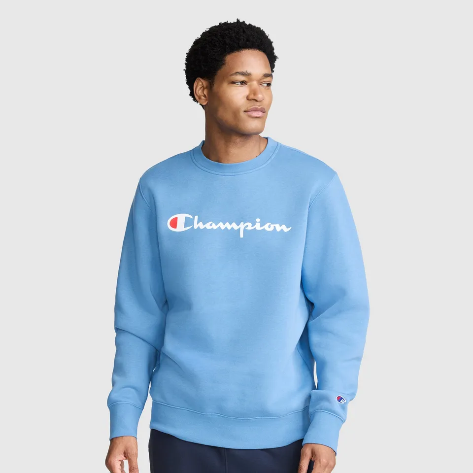 Champion Powerblend sweat col rond Riviera logo script