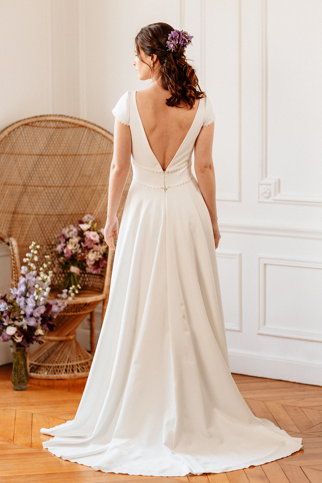 Le Jour de Notre Oui Irène robe de mariée princesse ivoire
