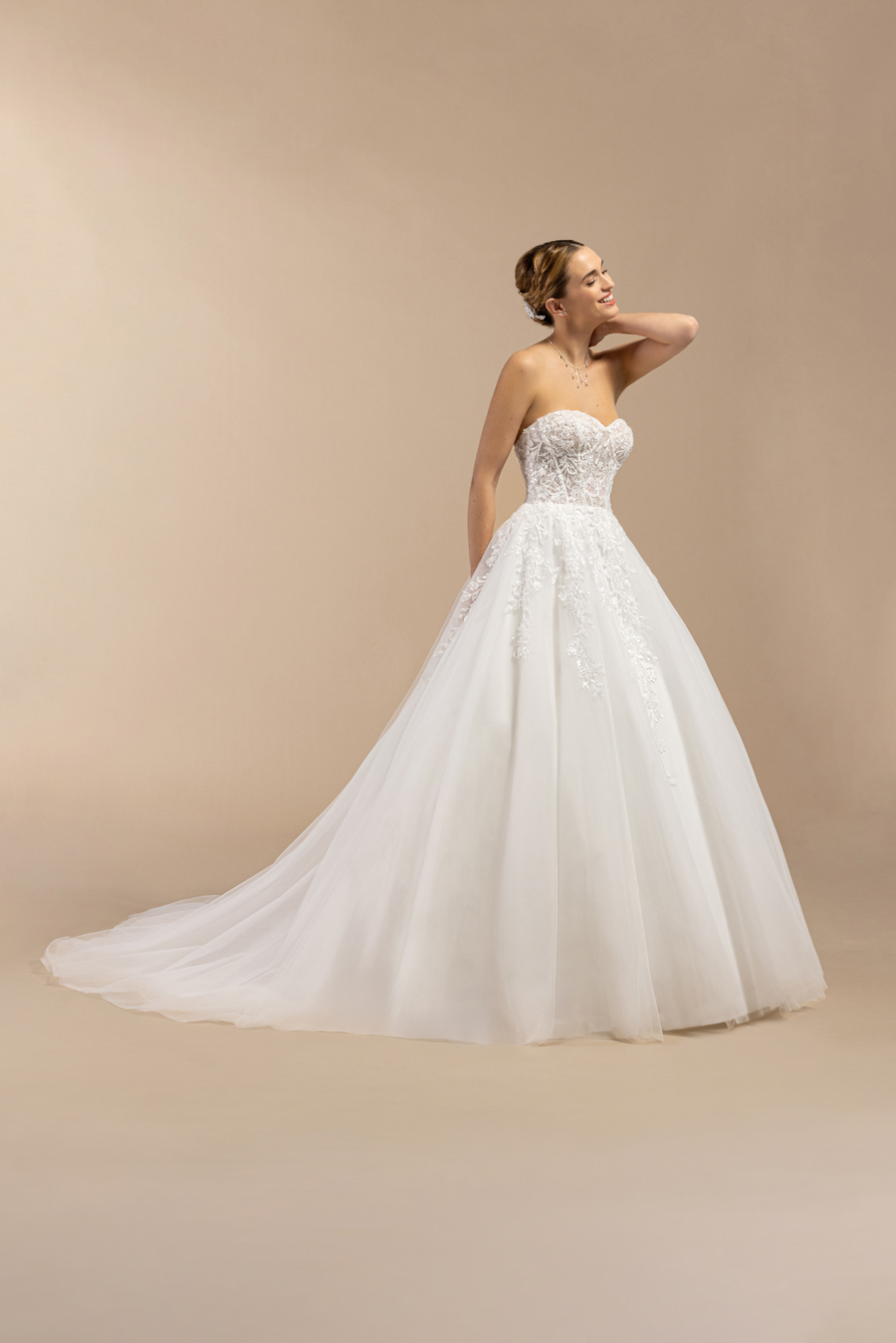 Le Jour de Notre Oui Bamba robe de mariée blanche