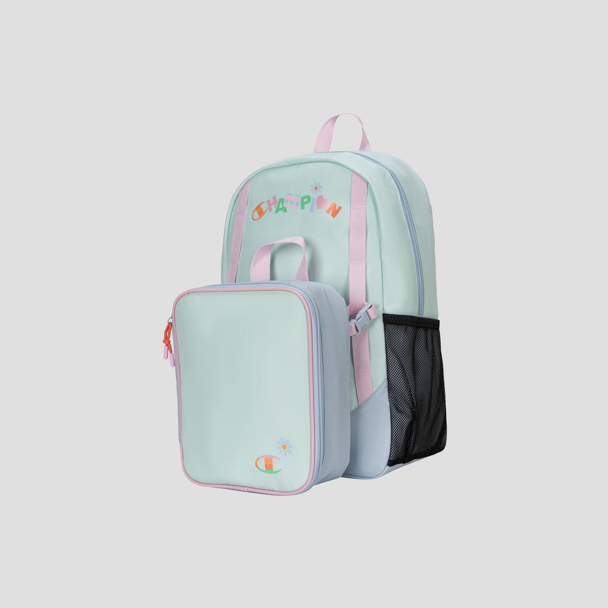 Champion Mode sac à dos enfant Blue/Aqua avec lunch box