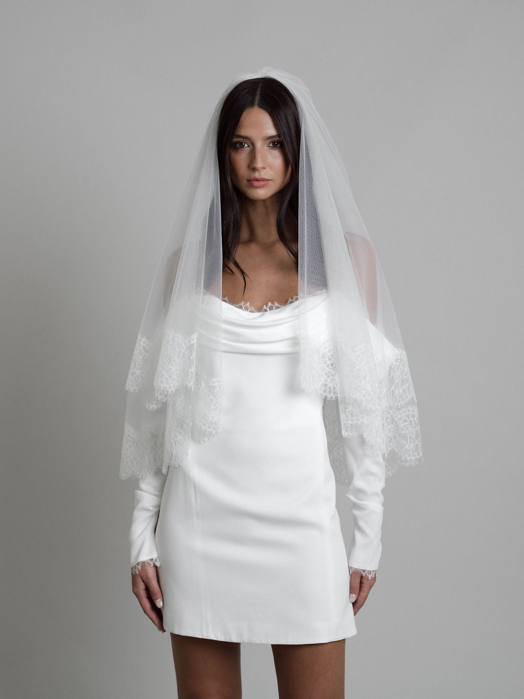 Rime Arodaky Bridal Moonlight robe de mariée courte dentelle