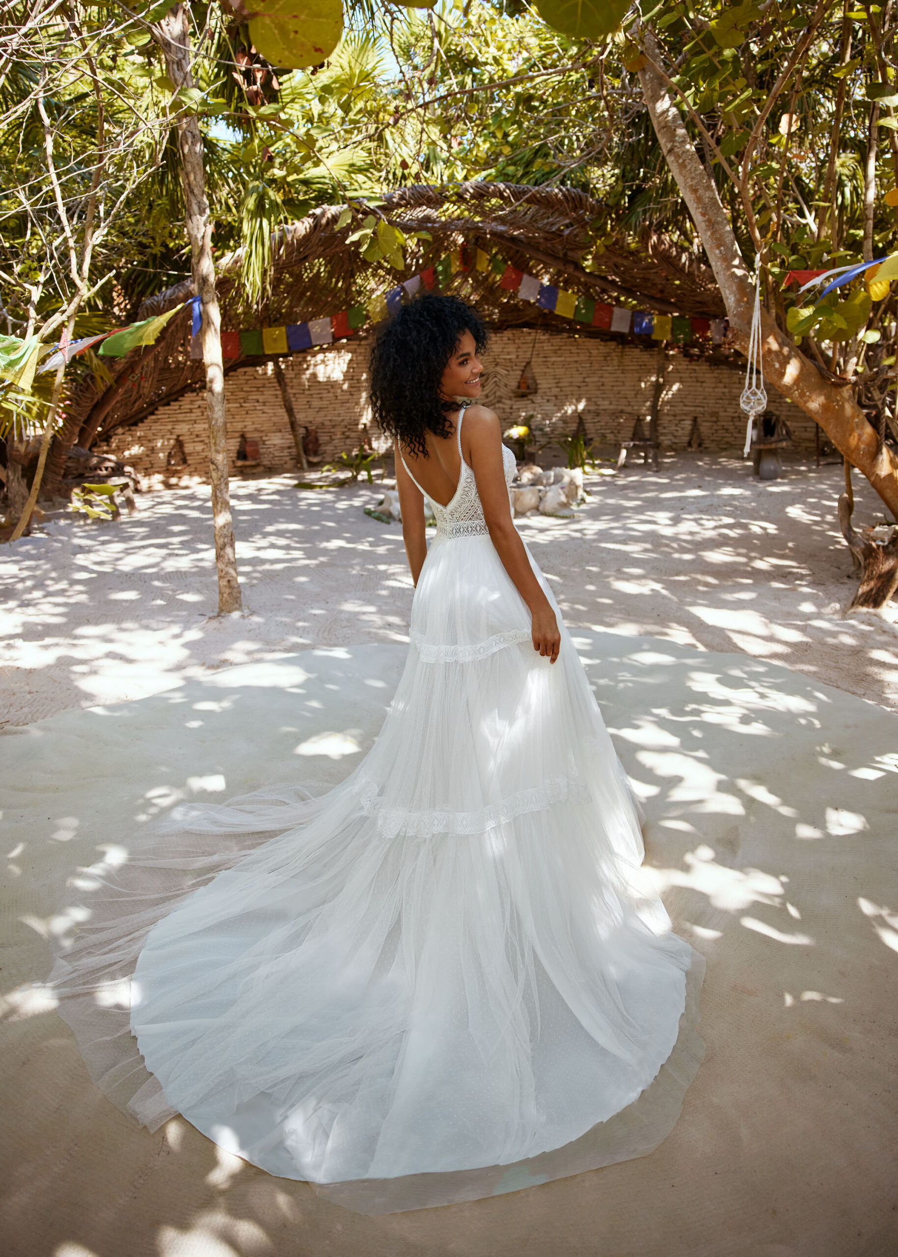 Hervé Paris Mystical Bruna robe de mariée bohème
