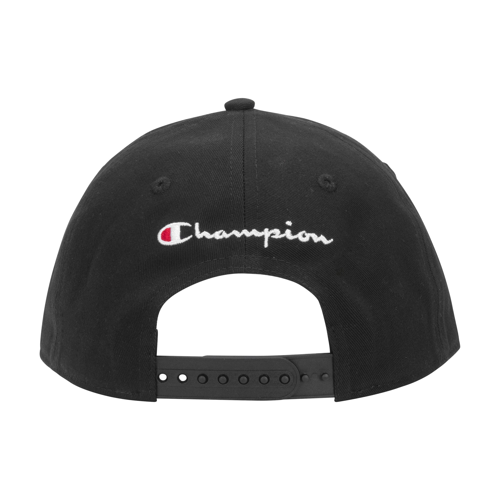 Champion Hats Token casquette noir Black visière préformée coton
