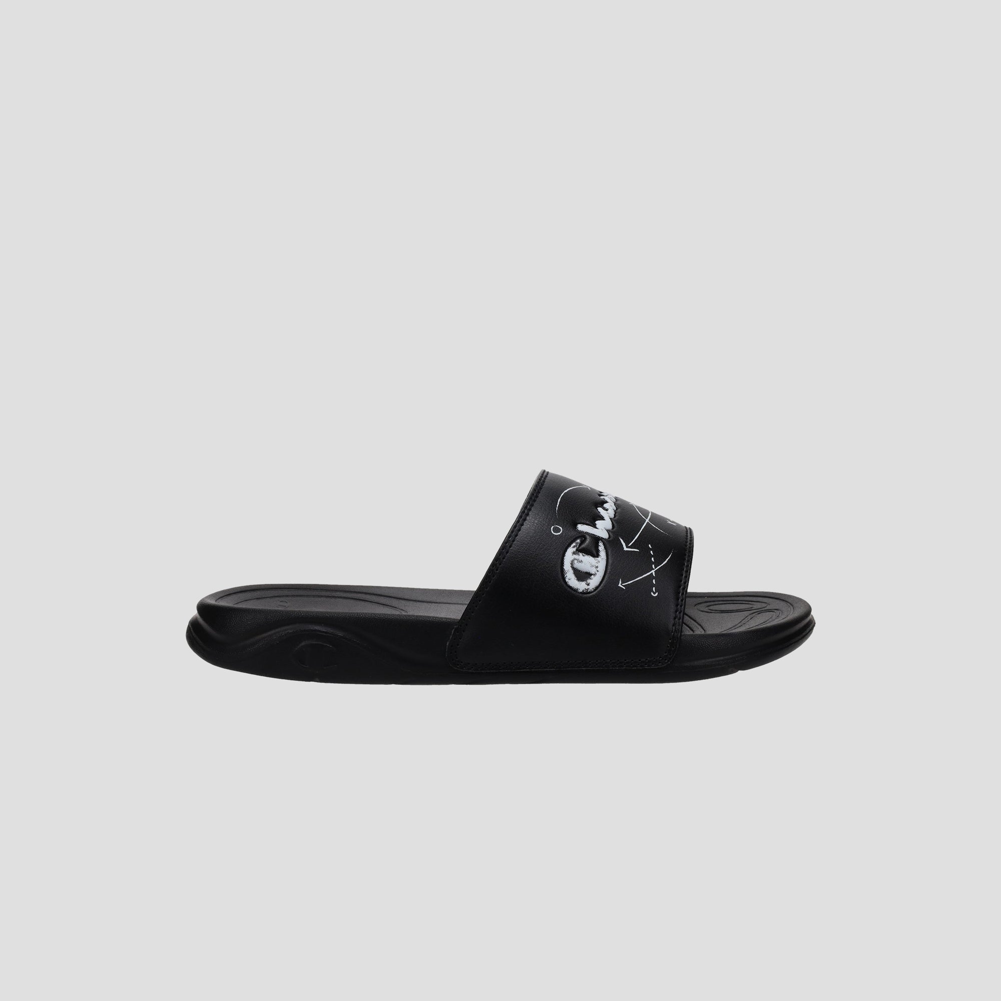 Champion Mega SFB Slide claquette enfant Noir/Blanc