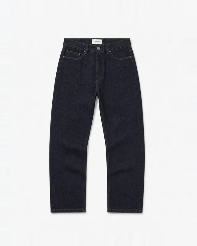 LAFAURIE BRADY jean droit denim rincé 100% coton