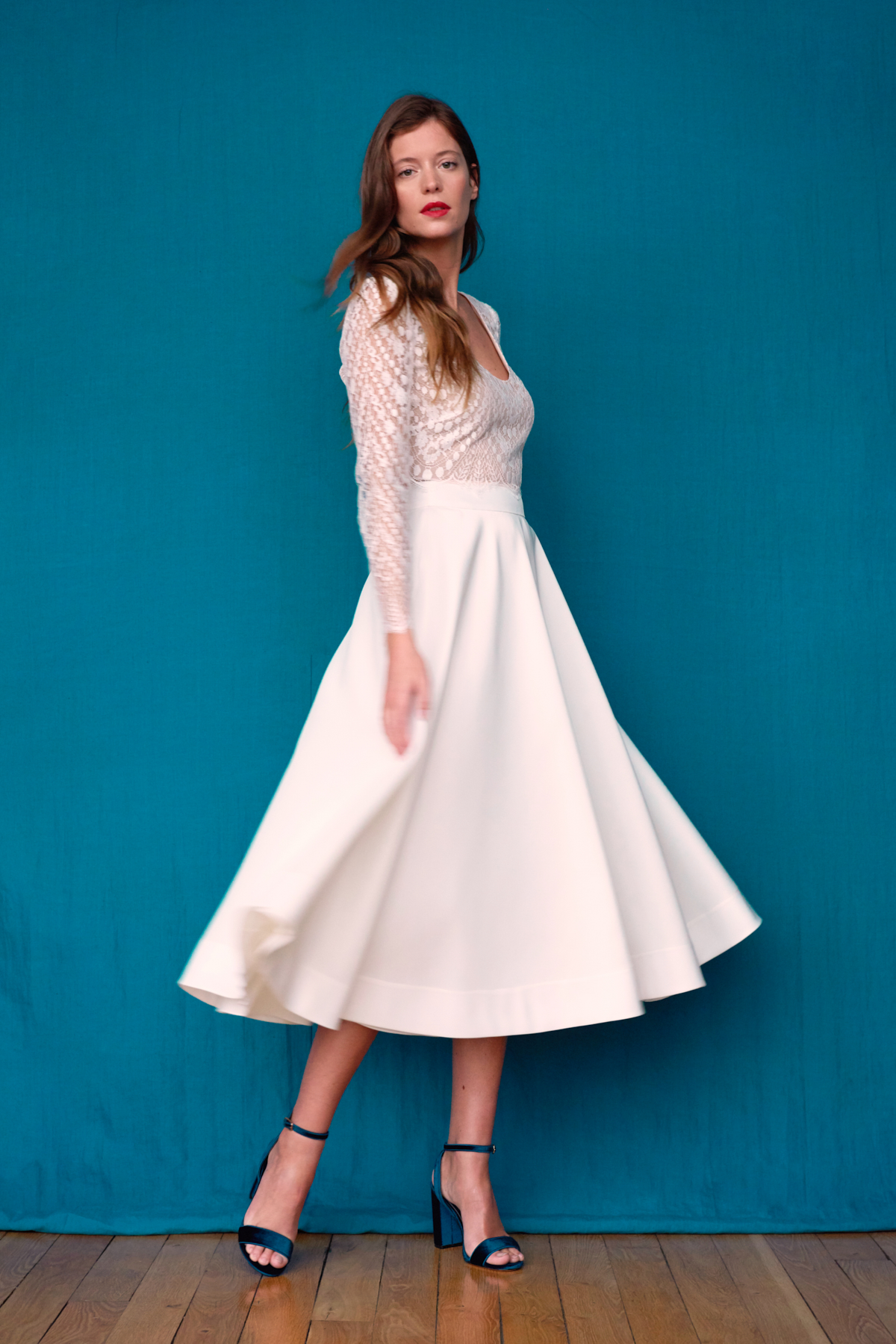 Maison Floret Prêt-à-marier Narcisse top dentelle Calais