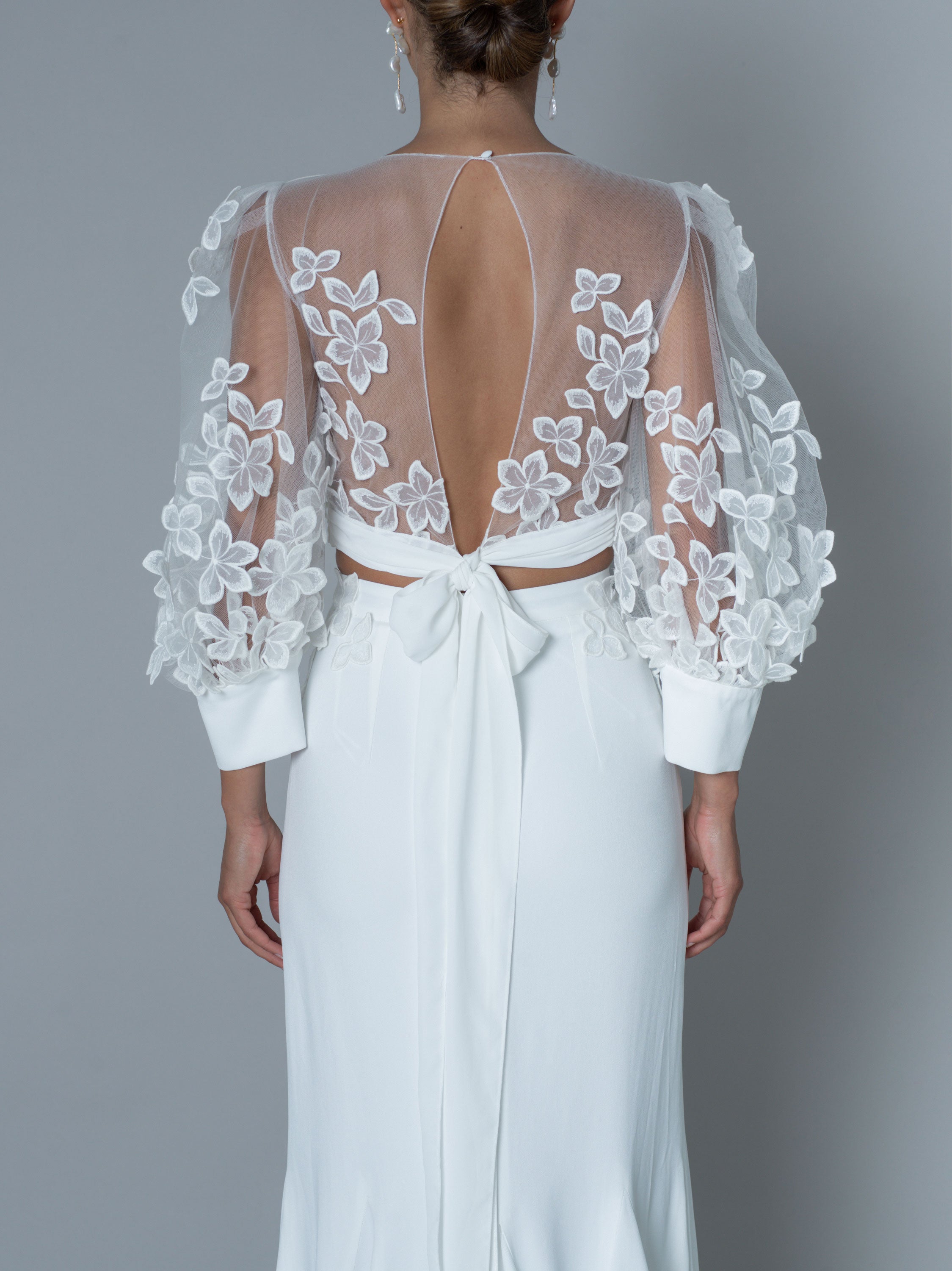 Rime Arodaky Bridal Amber Beverly robe de mariée crêpe