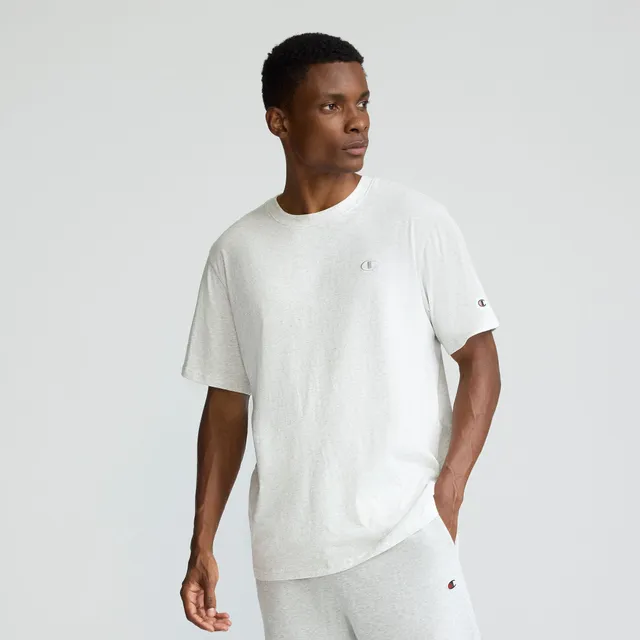 Champion Classic T-Shirt C Logo t-shirt gris Platinum Silver coton