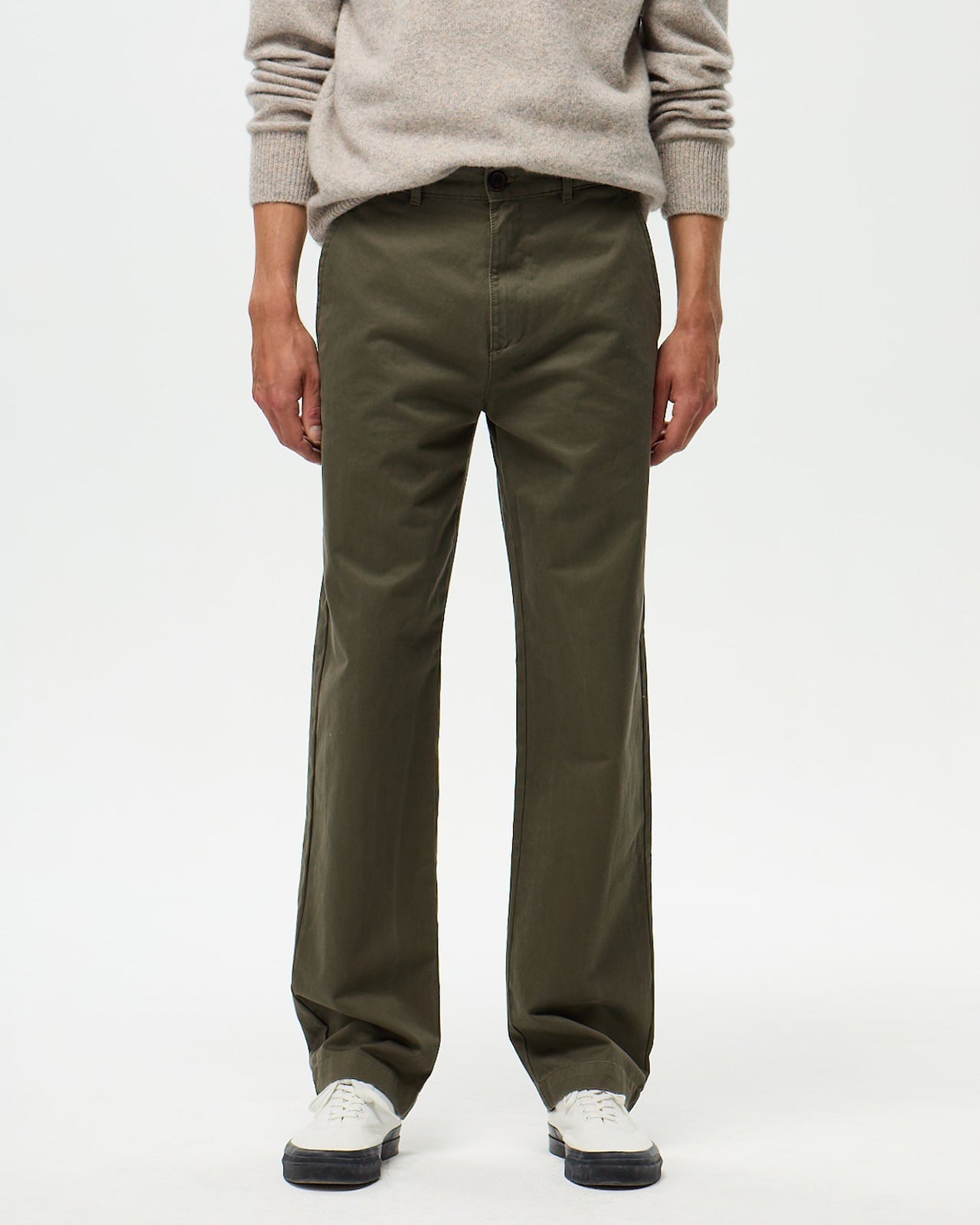 LAFAURIE VICTOR Army pantalon chino coton coupe droite