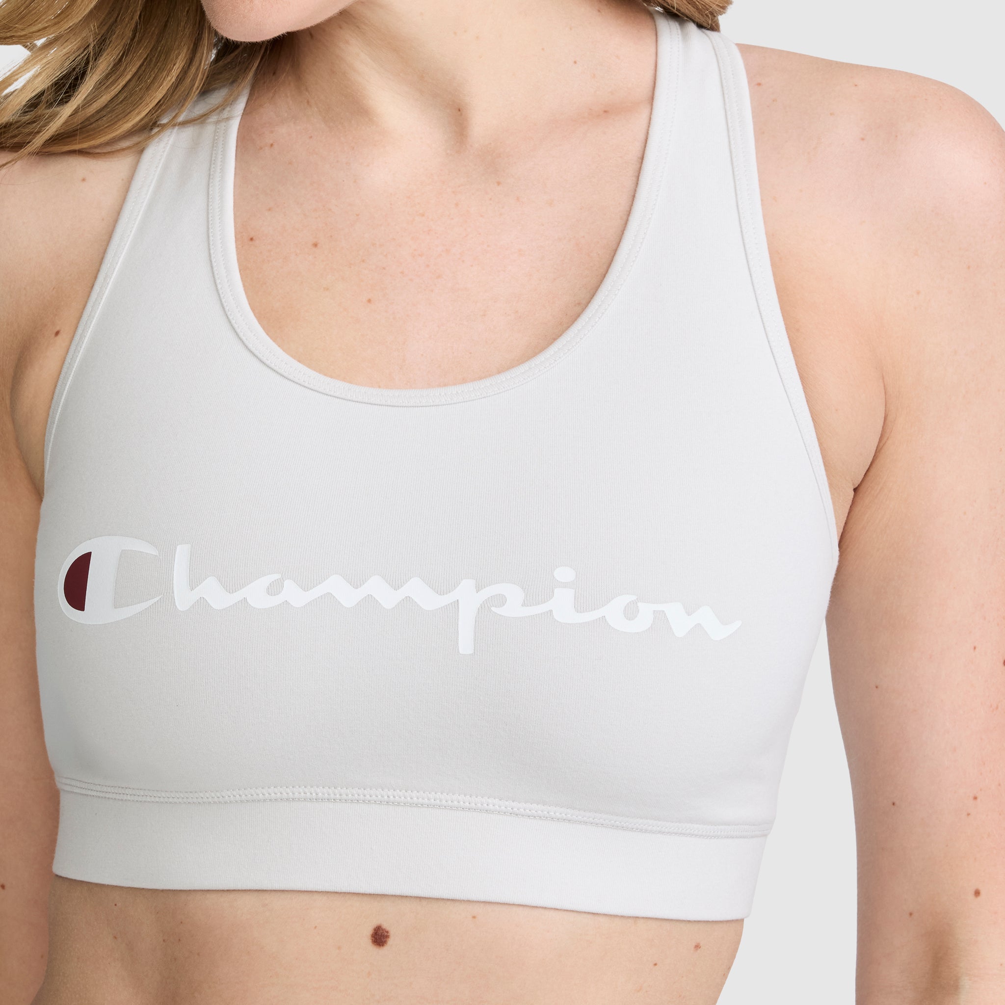 Champion Sports Bra Script Logo brassière bleu Dawn Blue S-2XL