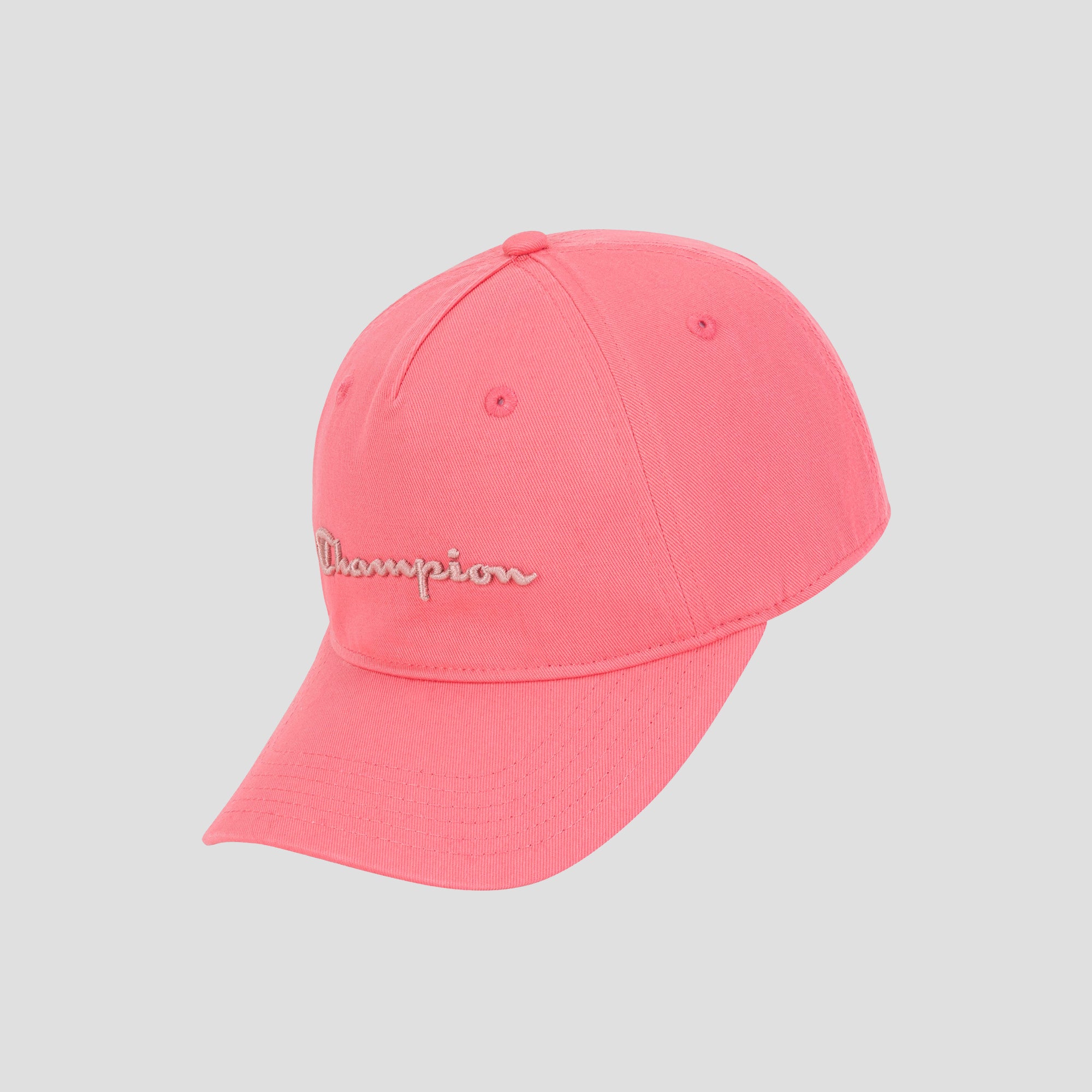 Champion Script Embroidery Adjustable Cap casquette corail coton