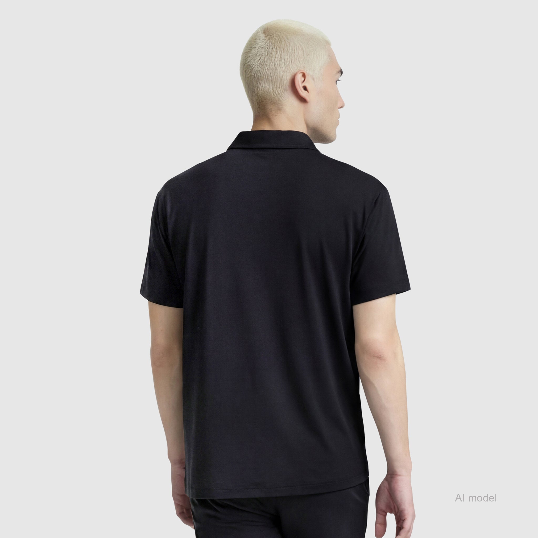 Champion Sport Polo C Logo polo homme Black stretch