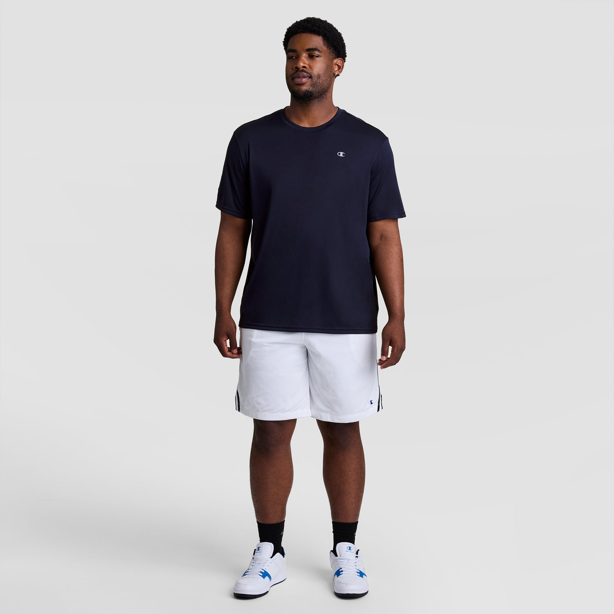 Champion Sport Reflective C Logo t-shirt bleu Deep Navy