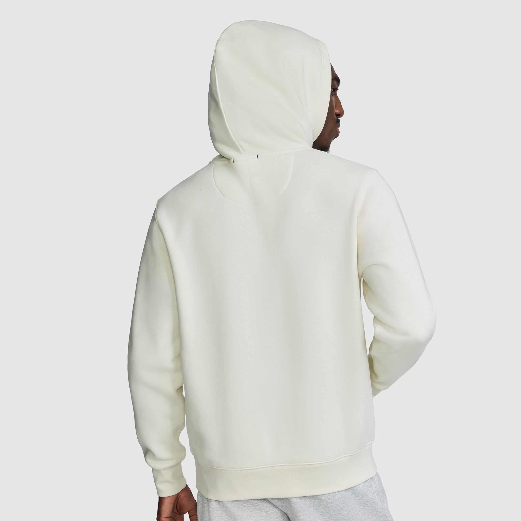 Champion Powerblend Hoodie C Logo sweat à capuche coton écru