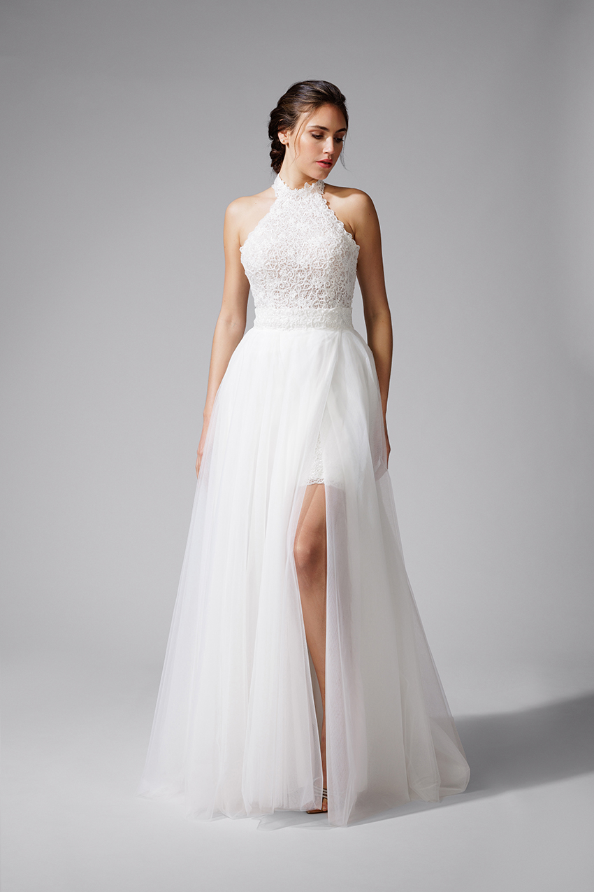 Le Jour de Notre Oui DIANA robe de mariée satin sirène