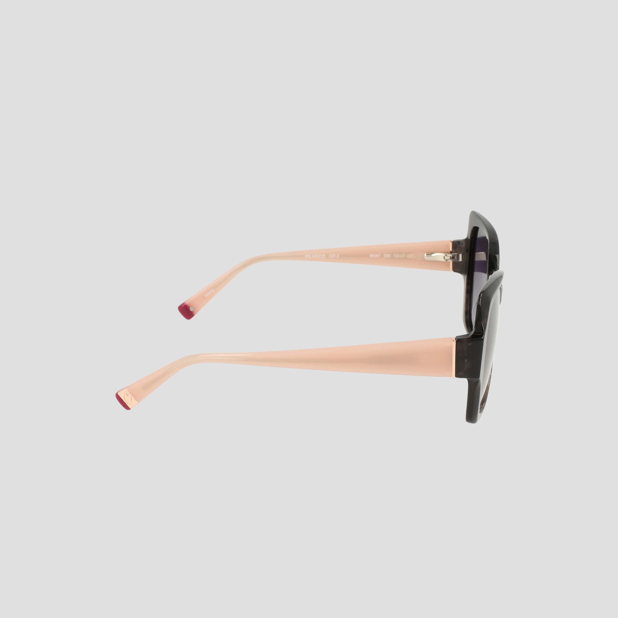Champion Butterfly Lunettes Soleil Femme Noir Verres Polarisés Oversize