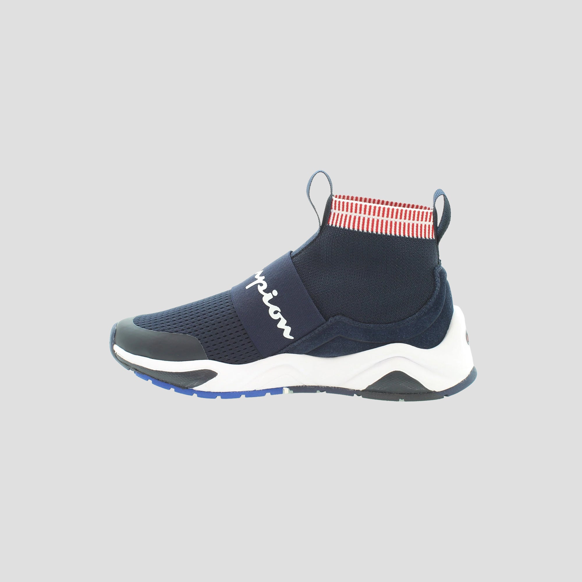 Champion Rally Pro baskets enfant bleu marine montantes